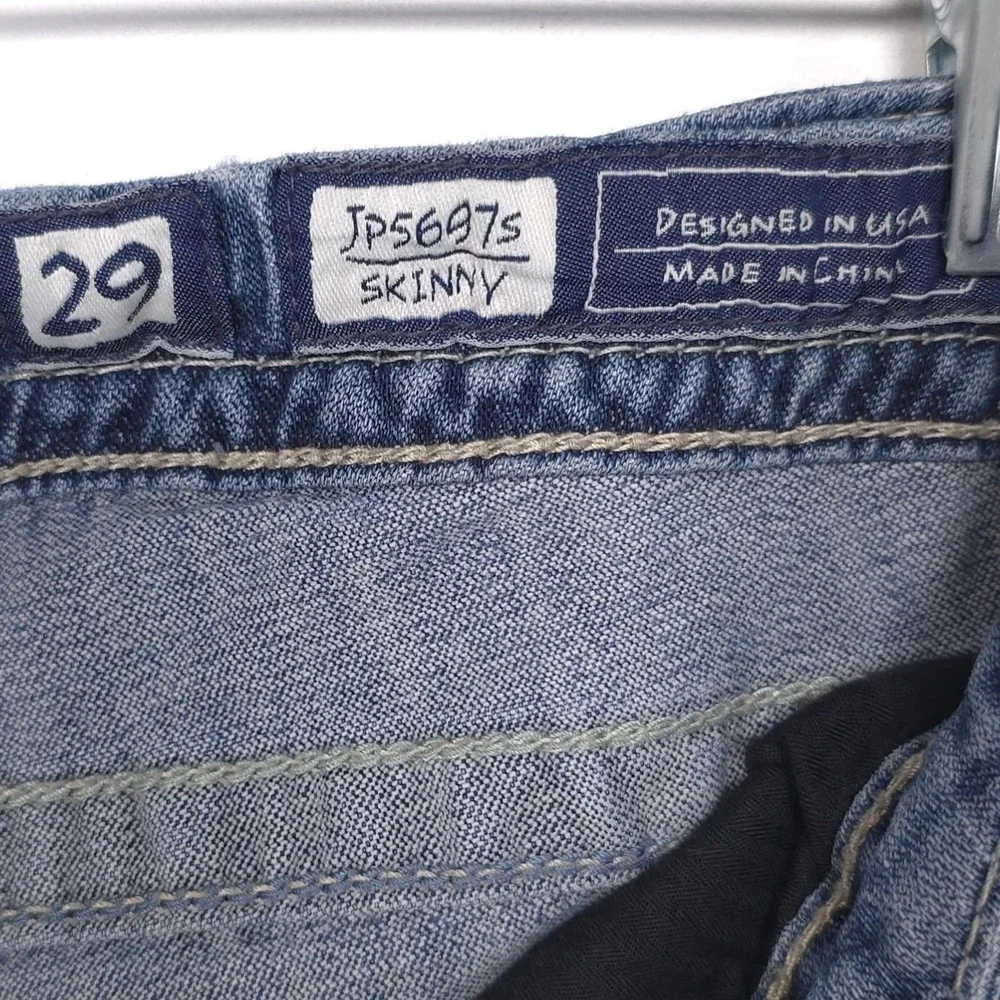 Miss Me Women's Jeans Size 29‎ Skinny Low Rise Embroidered JP5697S Med 103